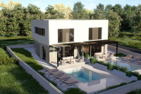 Ližnjan duplex kuća 130m2 sa bazenom i pogledom na more !