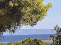 Ližnjan, parcela na 600 m od plaže, pogled na more