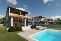 LIŽNJAN - nova vila u istarskom stilu, pogled na more