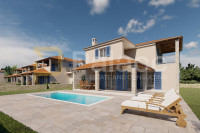 LIŽNJAN - nova vila u istarskom stilu, pogled na more