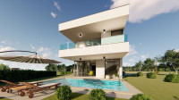 Luksuzna dvojna villa u novogradnji s bazenom, Omišalj - otok Krk