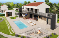 Luksuzna moderna vila sa bazenom u okolici Malinske!