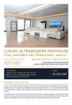ZAGREB LUXURY PENTHOUSE 490 m² BUSINESS DISTRICT €2,600,000