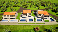 Malinska, nova dvojna kuća s pogledom na more, prodaja!