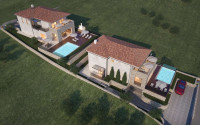 MALINSKA  - Vantačići - Projekt dvije vrhunske obiteljske kuće