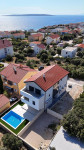 Mandre, otok Pag, penthouse sa panoramskim pogledom,velika okućnica