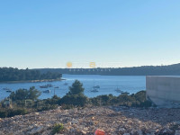 Medulin, zemljište na 200 m od plaže, divan pogled na more