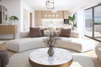 Moderan dvosoban stan s jacuzzijem i pogledom na more