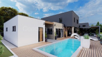 Moderna vila za odmor s grijanim bazenom – 500 m od mora