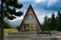 Montažna kuća A frame sa saunom