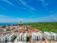 Novigrad, okolica-Moderan stan sa krovnom terasom 300 m od mora