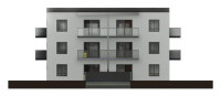 NOVOGRADNJA GRADIĆI (ZAGREB-VELIKA GORICA) : 2-SOBAN, 45,18m2 - S6-A