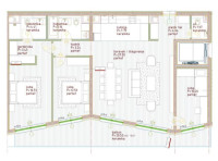 Novogradnja Poreč, četverosobni penthouse, 127.79 m2, 3. Kat