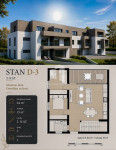 Novogradnja Sesvete, Stan – 64 m² + balkon 15 m² + VPM