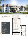 Novogradnja Sesvete, Stan – 69 m² + balkon 6 m² + parkirng mjesto