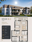 Novogradnja Sesvete, Stan – 92 m² + balkon 13 m² + parking mjesto