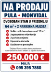 Prilika u novogradnji! Dvosoban stan na odličnoj lokaciji!