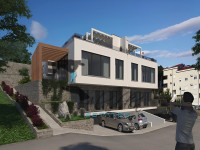 Okrug Gornji, troetažna moderna vila, bazen, prekrasni pogled, 217 m2