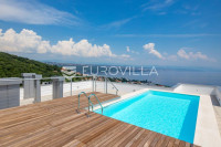 Opatija, atraktivan penthouse s bazenom NKP 367 m2 NOVOGRADNJA
