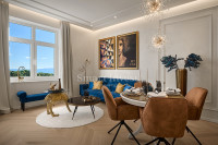 OPATIJA - CENTAR, luksuzan stan 2S+DB u staroj vili tik do mora