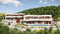 Opatija, Mošćenička Draga građevinski teren 957 m² s projektom za vilu