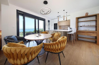 OPATIJA, OPRIĆ - NOVOGRADNJA 108m2, KROVNA TERASA 60m2, POGLED NA MORE