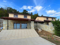 OPATIJA - POLJANE, dvije nedovršene kuće s bazenima i pogledom na more