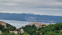 OTOK KRK,VRBNIK-GRAĐEVINSKO ZEMLJIŠTE 1603 M2,POGLED MORE