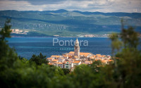 OTOK KRK, VRBNIK, građevinsko zemljište s pogledom na more