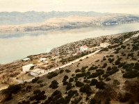 OTOK PAG, PAG - Građevinsko zemljište, 462 m² s pogledom na more