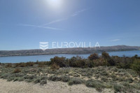 Pag, građevinsko zemljište s panoramskim pogledom na more, T2 zona, 57