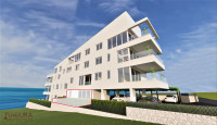 PAG - POVLJANA, PRODAJA APARTMANA 43,09 M2, POGLED, NOVO, VRT, PRVI RE