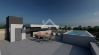 Penthouse sa bazenom, pogled na more - Zaton