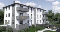 Matulji - okolica, Permani, novogradnja, stan 2s+db, balkon