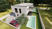 Pirovac, dvojna kuća s bazenom, 124.81 m2, novogradnja