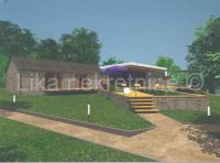 PLITVICE- Grabovac - građevinsko zemljište s projektom za luksuznu vil