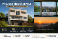PODSUSED – BIZEK | PROJEKT MODERNE VILE | 973 m² | GRAĐEVINSKA