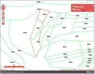 Poljoprivredno zemljište, kod Delnica, 3 parcele ukupne povr. 1.655 m2
