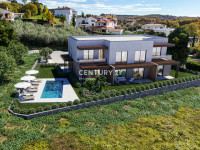 POREČ, NOVOGRADNJA, STAN U PRIZEMLJU S VRTOM, ZAJEDNIČKI BAZEN I POGLE