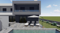 Predivna moderna kuća sa bazenom, Vodice