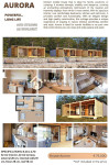 Mobilna kućica AURORA površine 54 m² (neto 32 m² + terasa 22 m²)