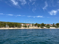 Pridraga, građevinsko zemljište 849 m2 na samo 130 m od mora