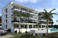 Primošten, jednosoban stan u prizemlju s bazenom, 52,51 m²