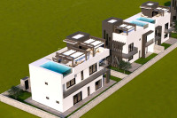 PRIVLAKA – SABUNIKE, duplex kuća od 149 m2 s bazenom i pogledom na mor