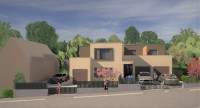 Projekt Gračani, S2, kuća katnica u nizu, 158m2+dvorište 201m2+garaža