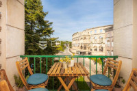 Pula, Centar, prekrasan prostrani stan u centru grada s pogledom na Ar