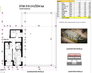 Resnik - Novogradnja- S18 stan na uvučenom katu - 80,50m2