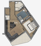 RIJEKA, MARTINKOVAC - Novogradnja! 2S+DB, terasa, 64 m2