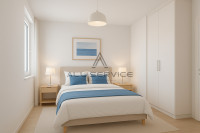 Srima, trosoban stan s loggiom i VPM, 65 m2