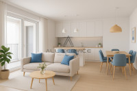 Srima, trosoban stan s loggiom i VPM, 81 m2